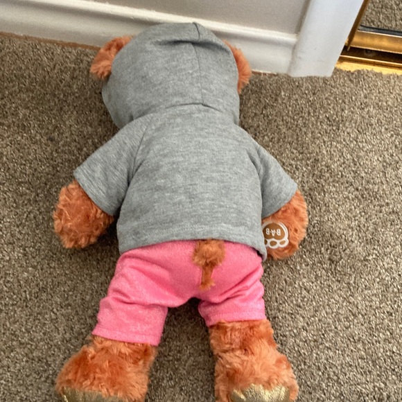 Build-A-Bear Brown Stuffed Bear with outfit - Picture 4 of 5